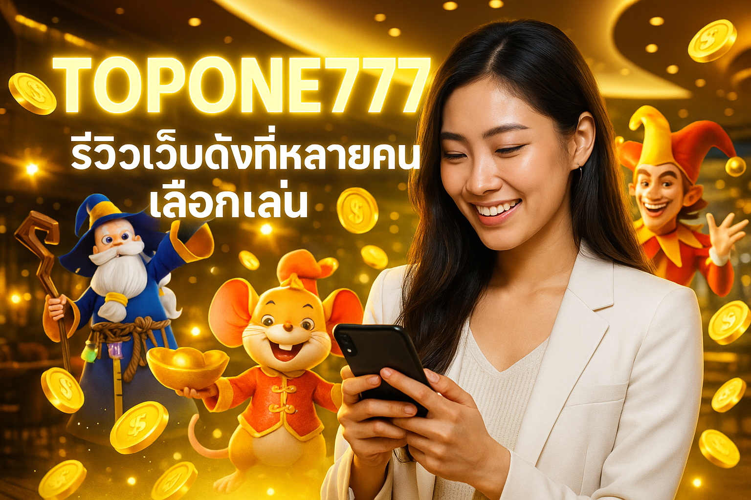 TOPONE777 รีวิวเว็บดังที่หลายคนเลือกเล่น